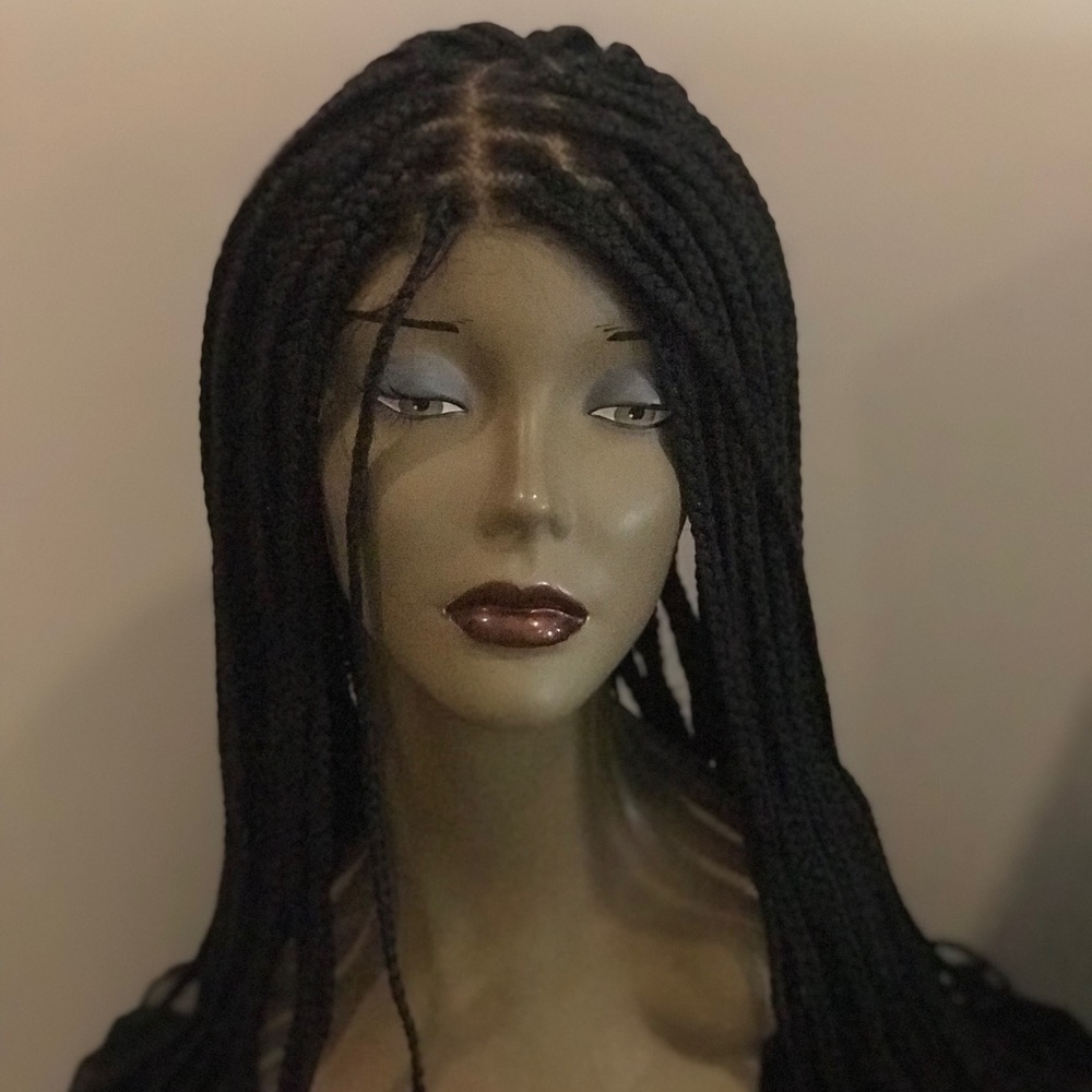 FULL HEAD LACE FRONT BRAIDED WIG